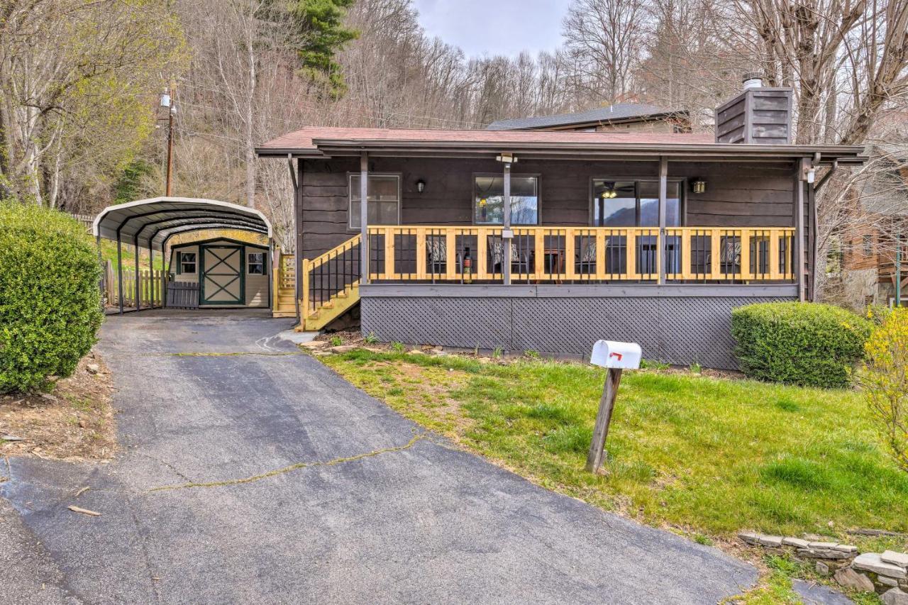 Cozy Maggie Valley Cabin, 1 Mi To Tube World! Villa Exterior foto